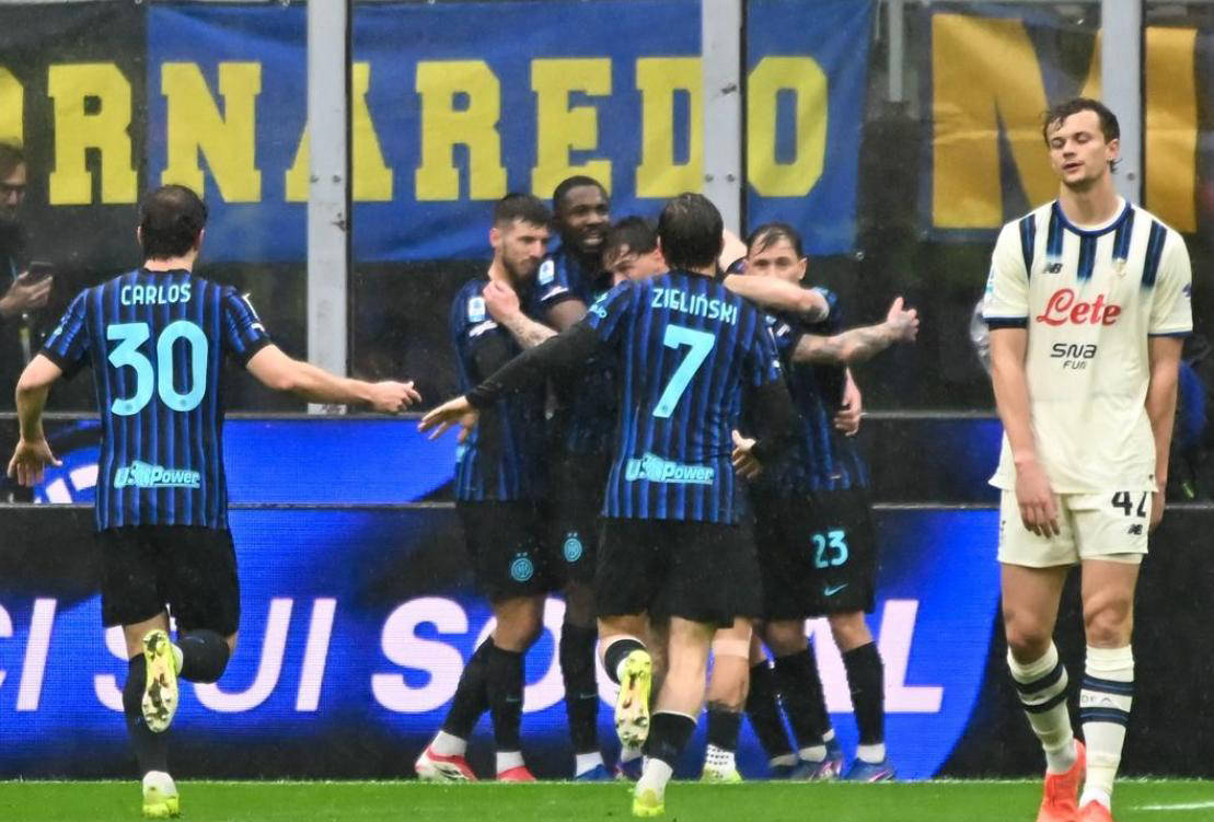 意甲最新积分战报：国米被亚特兰大逼平，那不勒斯逆转莱切，尤文晋升第四